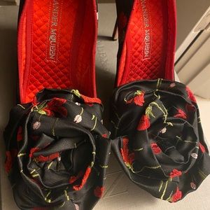 Alexander McQueen flower pump